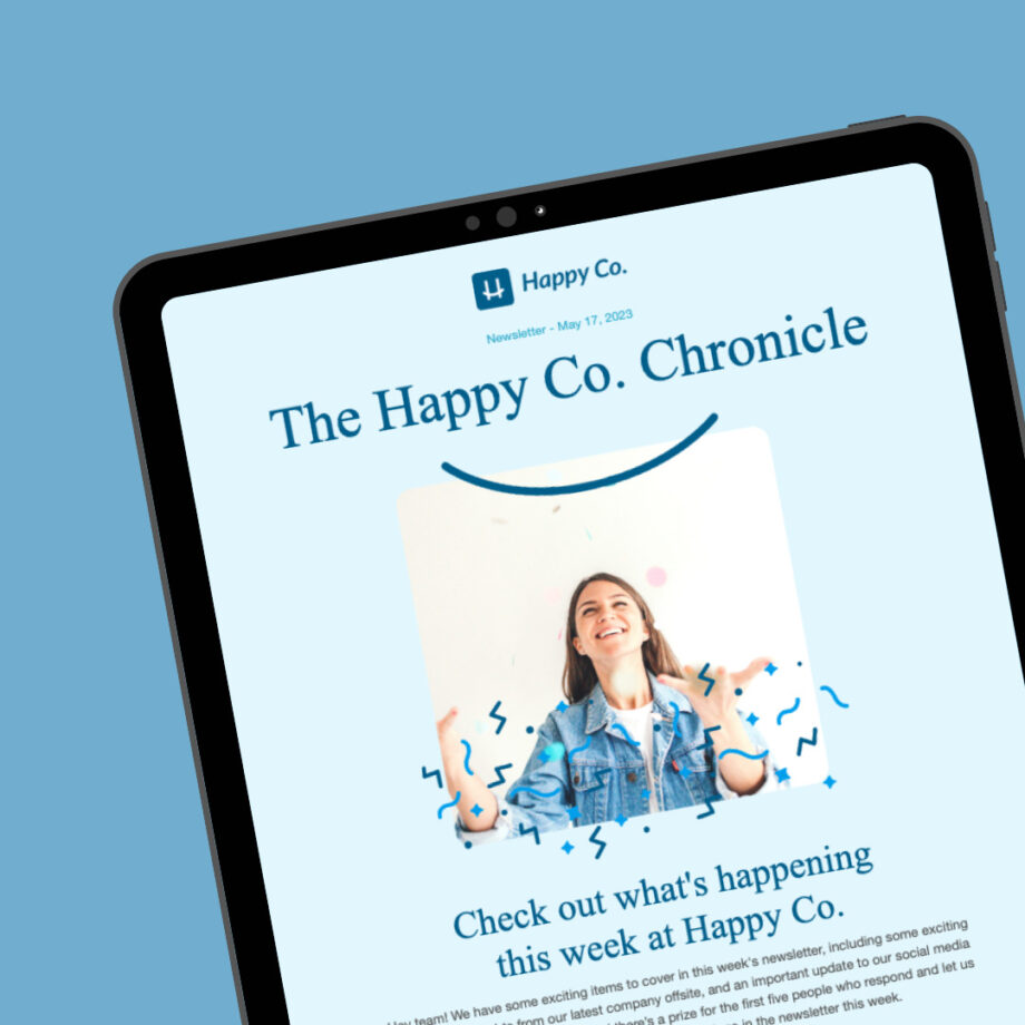 Employee newsletter names best practices, ideas, and examples