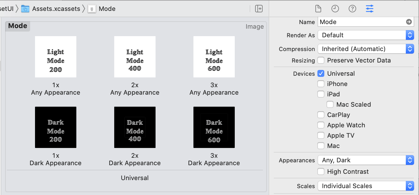 Creating dynamic dark mode images at runtime