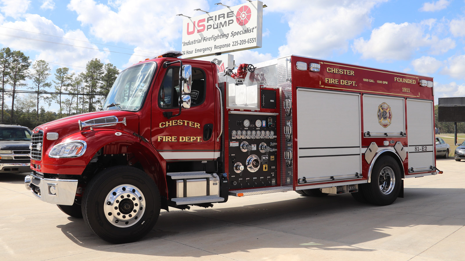Chester Fire Department Commercial Pumper FT1030 US Fire Apparatus