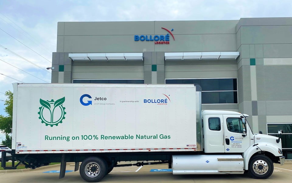 Bolloré Logistics USA launches its first renewable natural gas truck
