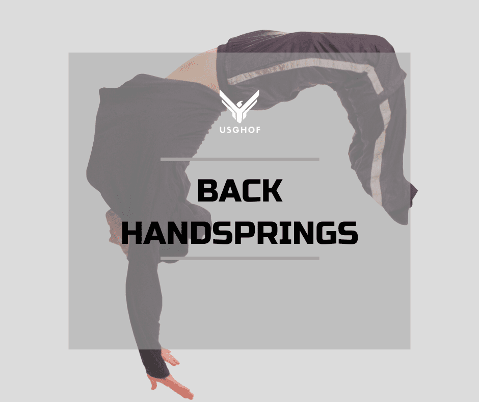 All About Back Handsprings