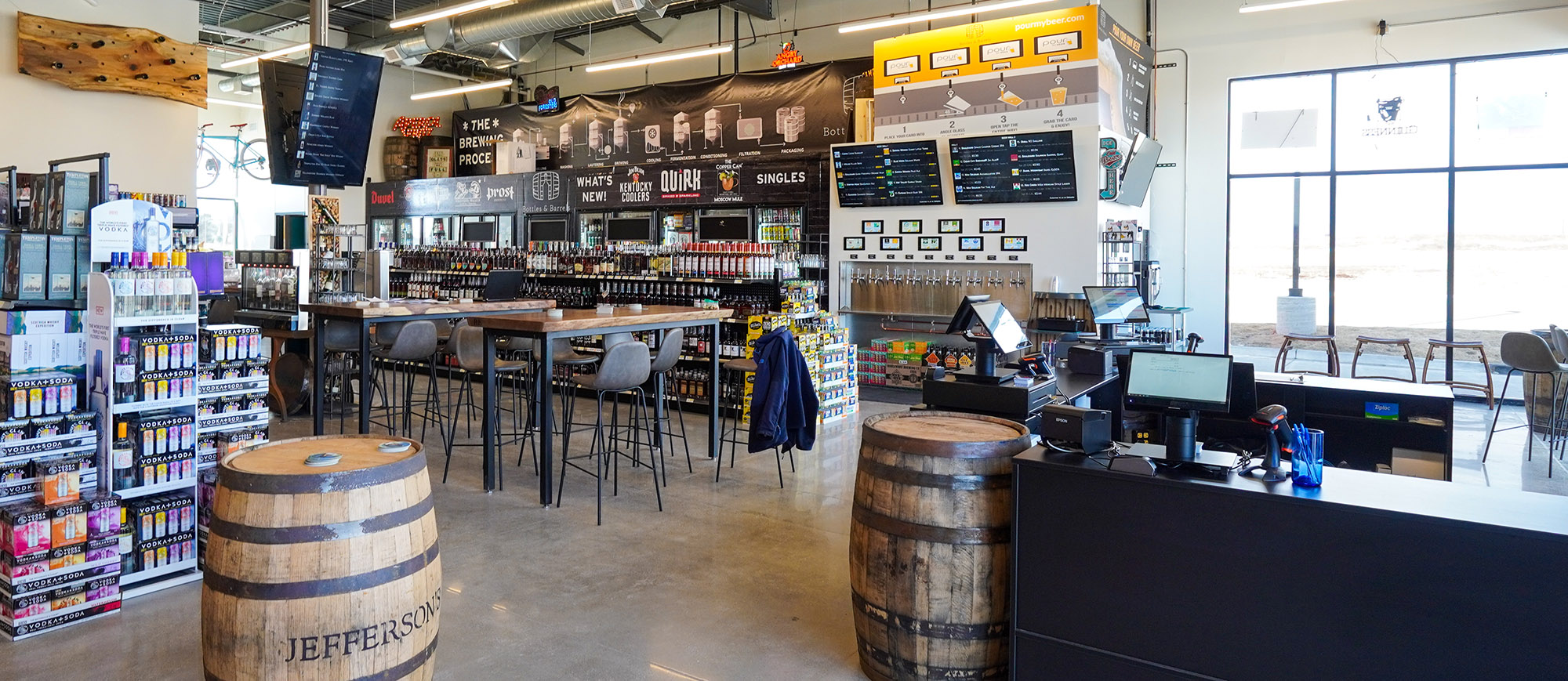 Bottles & Barrels USG Construction