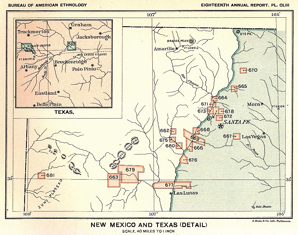 Map of the State of New Mexico, USA Nations Online.