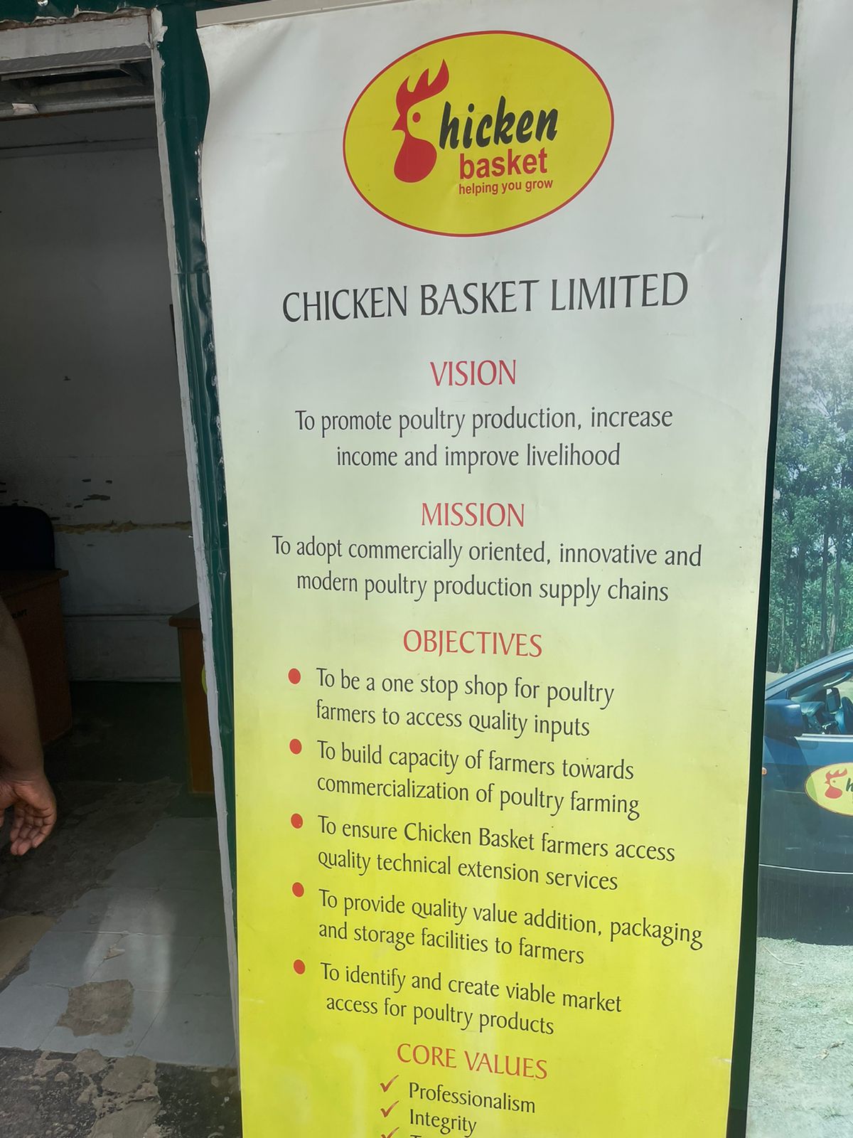 Principal Secretary Mr. Patrick Kilemi visited Chicken Basket Limited