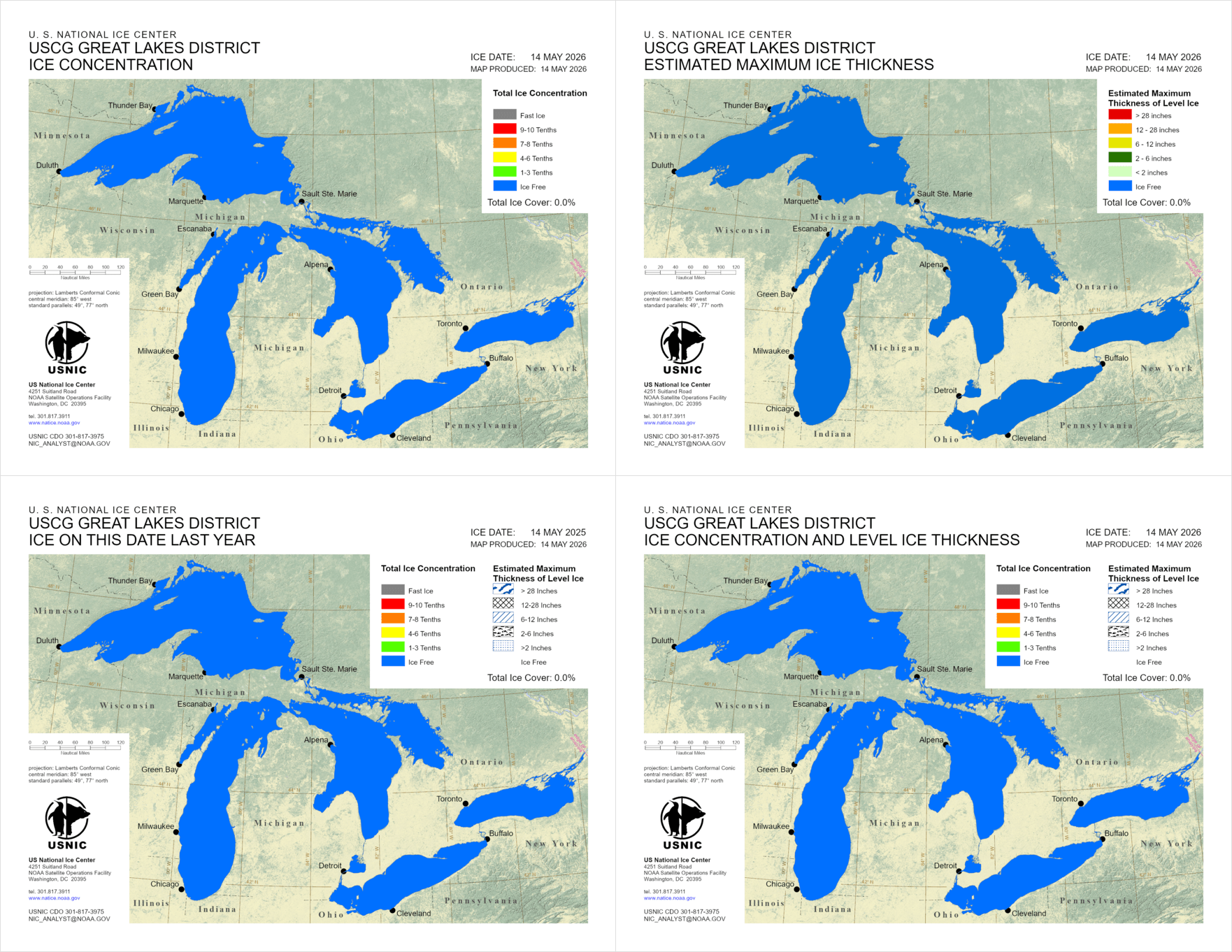Lake Erie Wind And Wave Graphical Forecast Lake Image Review