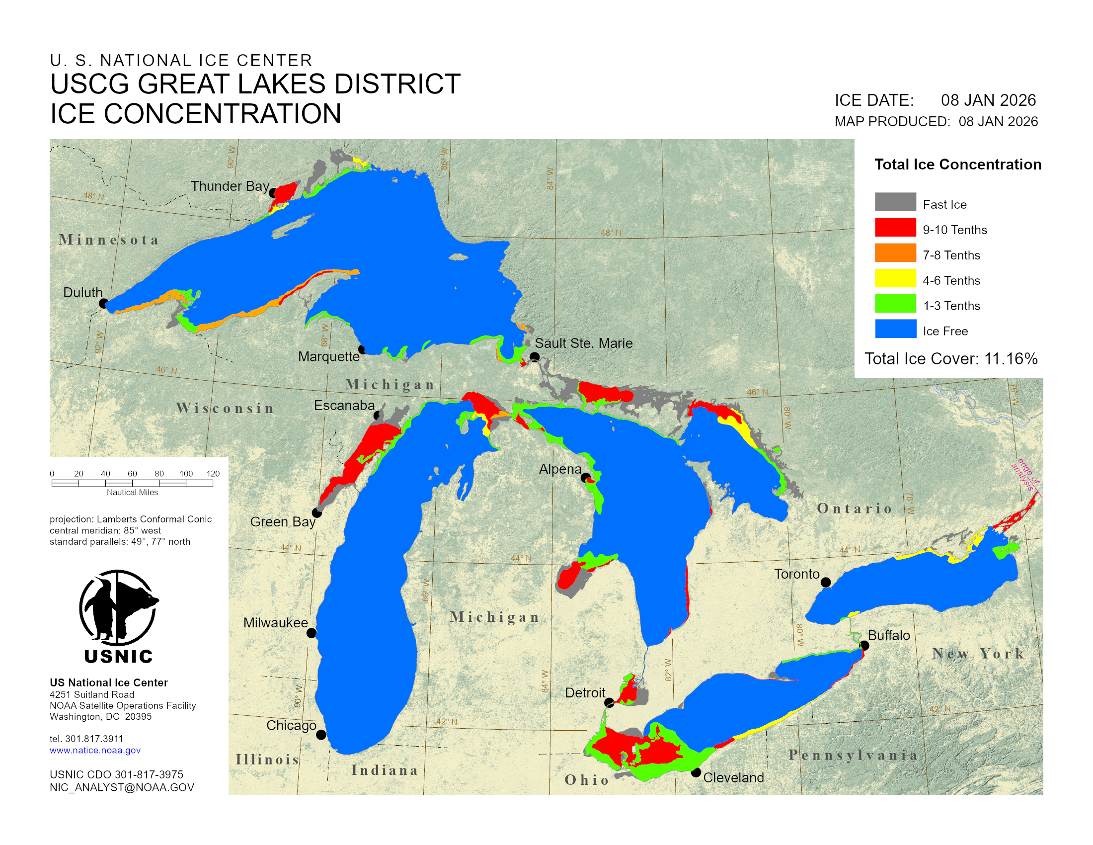 Great Lakes Ice Analysis