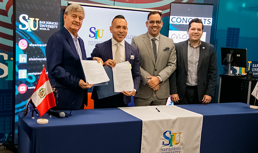 Grupo Gastronómico CVI.CHE 105 de Miami sella alianza educativa con San