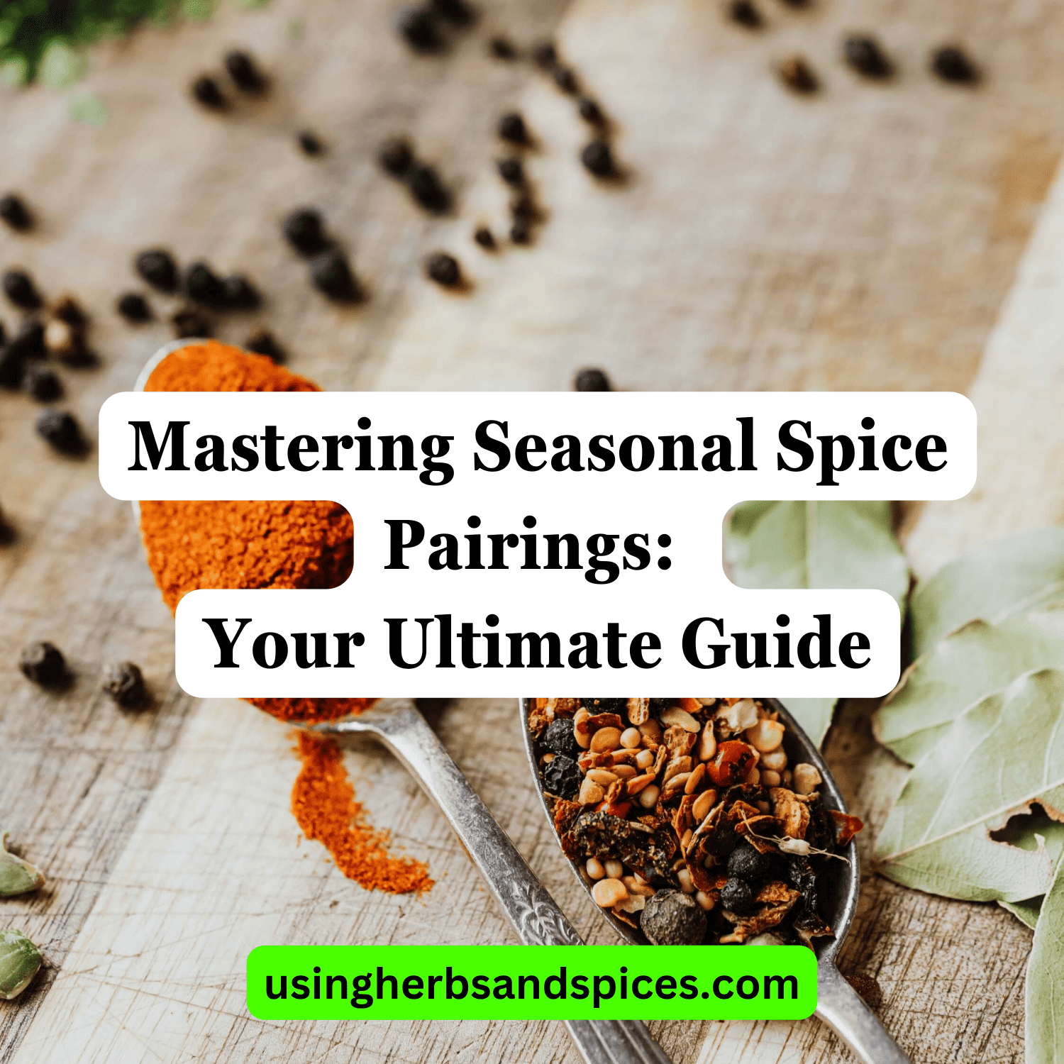 Mastering Seasonal Spice Pairings Your Ultimate Guide Using Herbs