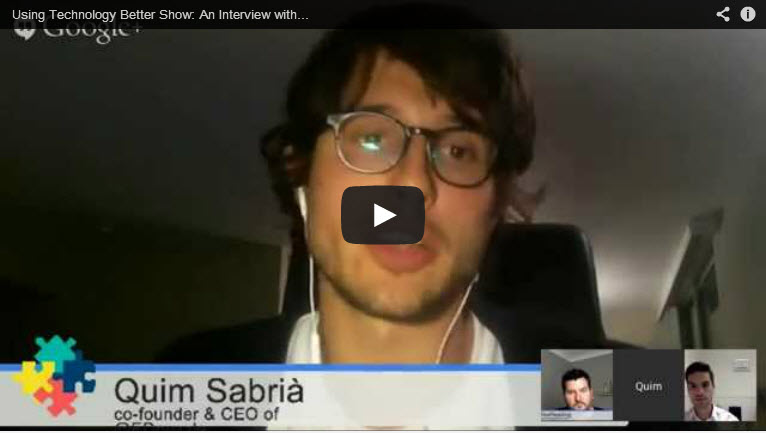 Using Technology Better Show: An Interview With Quim Sabria From Edpuzzle - Using Technology Better