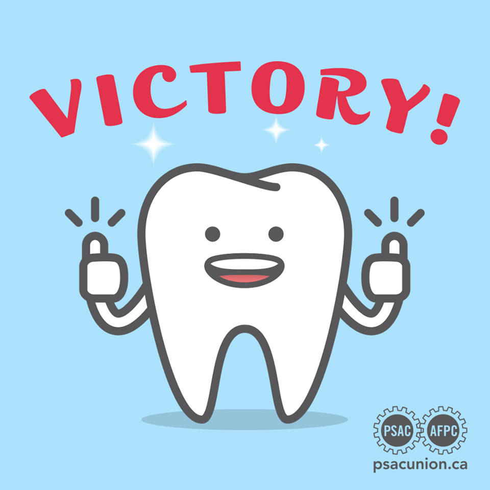 Victory PSAC wins major improvements to Public Service Dental Plan USJE