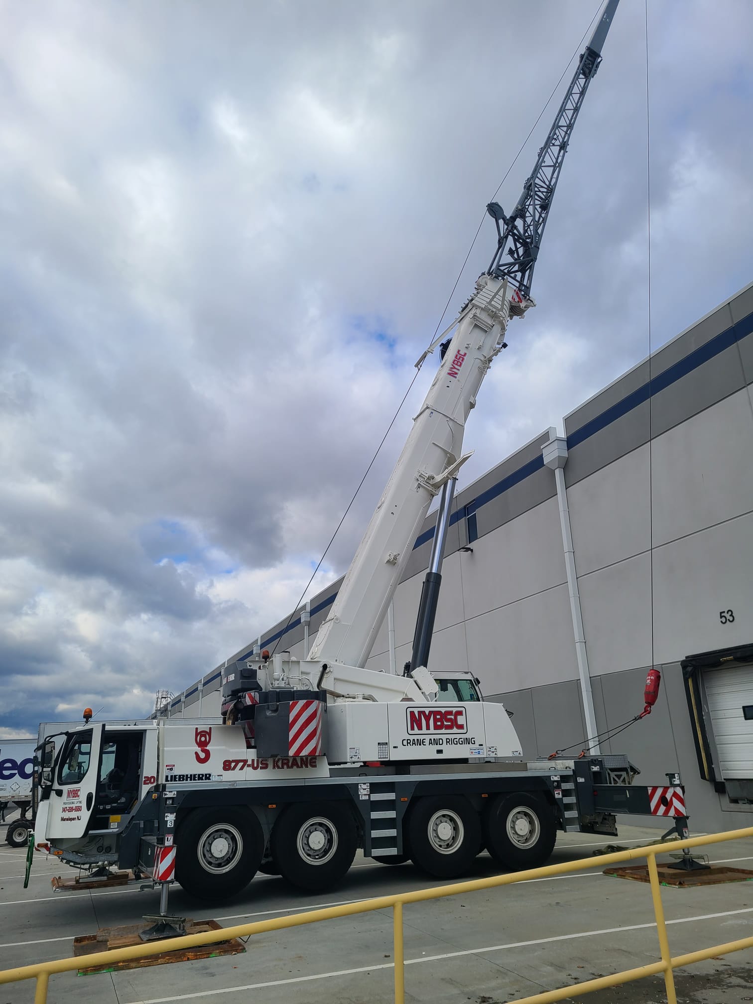 New York Boom Service Corp Crane rental NY Crane rental NJ