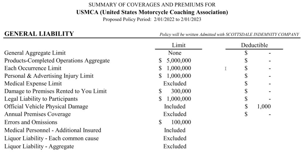 USMCA Certified Coaches Insurance Program with K&K Insurance