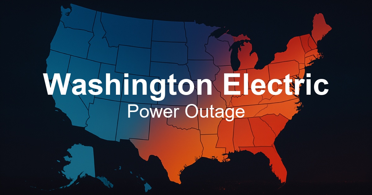 Washington Electric Power Outages Live Outage Map & Current Status