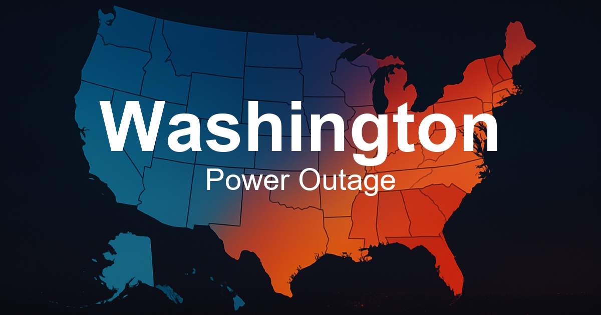Washington Power Outages Live Outage Map & Current Status