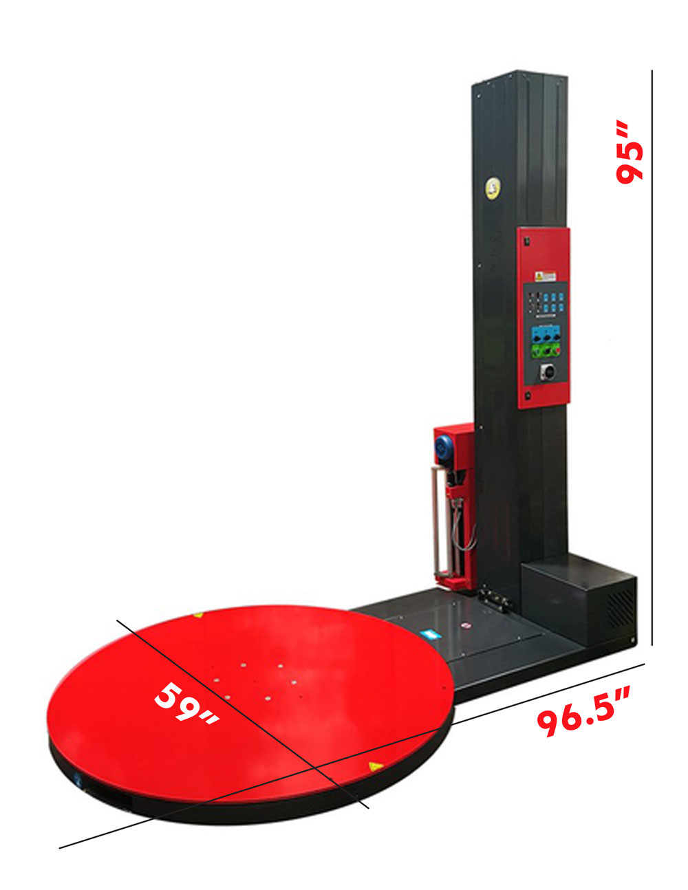 Stretch Wrap Machine with 3,500 LB Capacity