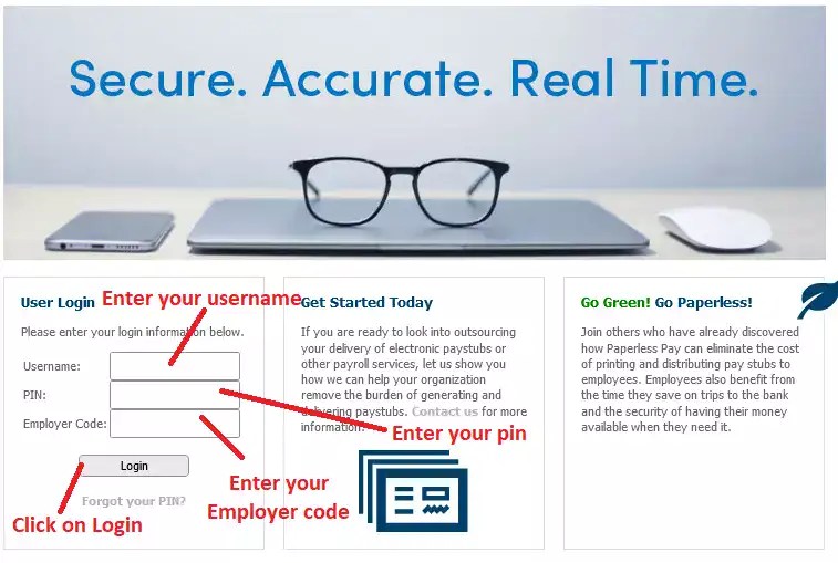 Uspayserv Uspayserv Login Electronic Payroll Services