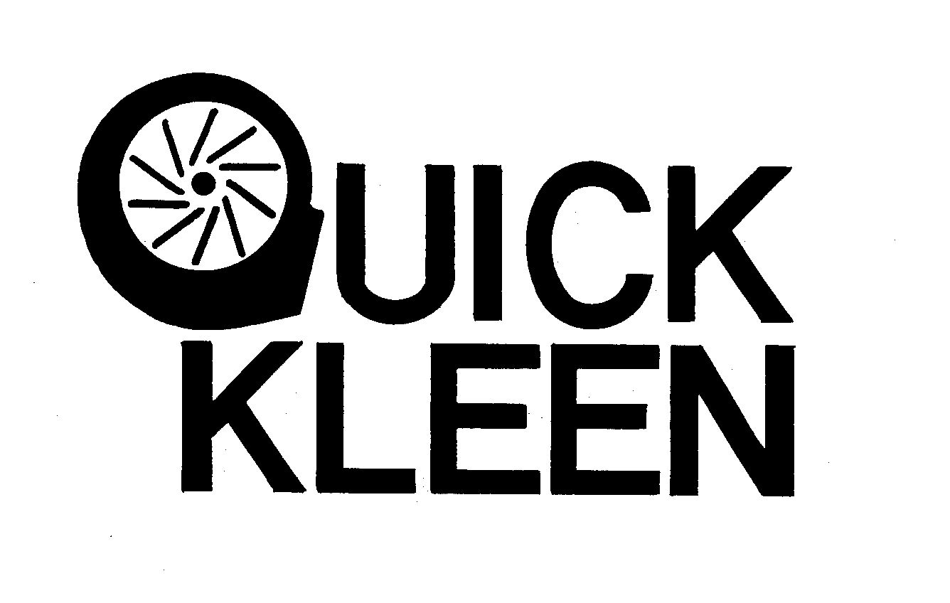 QUICK KLEEN National Union Electric Corporation Trademark Registration