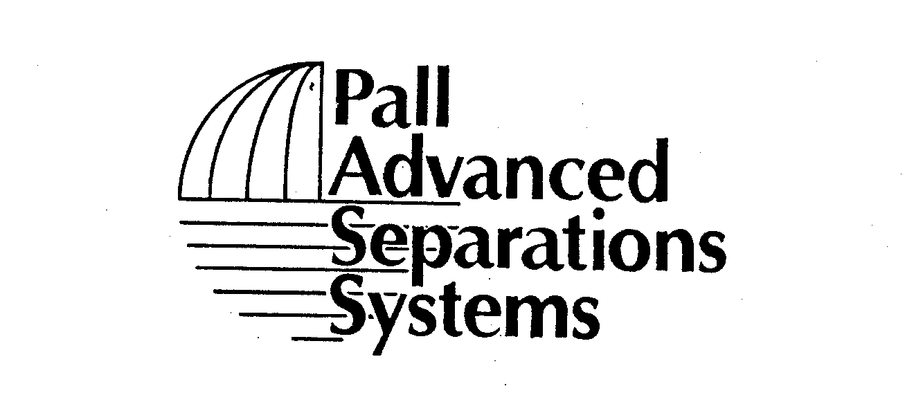 PALL ADVANCED SEPARATIONS SYSTEMS Pall Corporation Trademark Registration