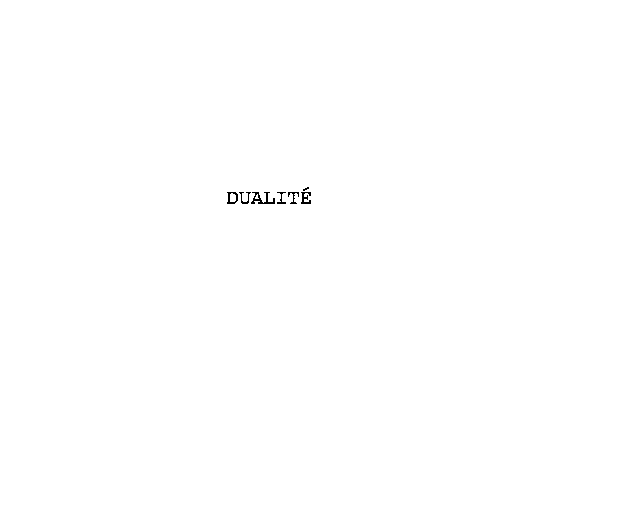 DUALITE Dualite, Inc. Trademark Registration