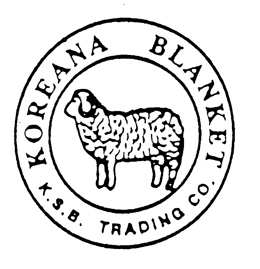 KOREANA BLANKET K.S.B. TRADING CO. K.S.B. Trading Company Trademark