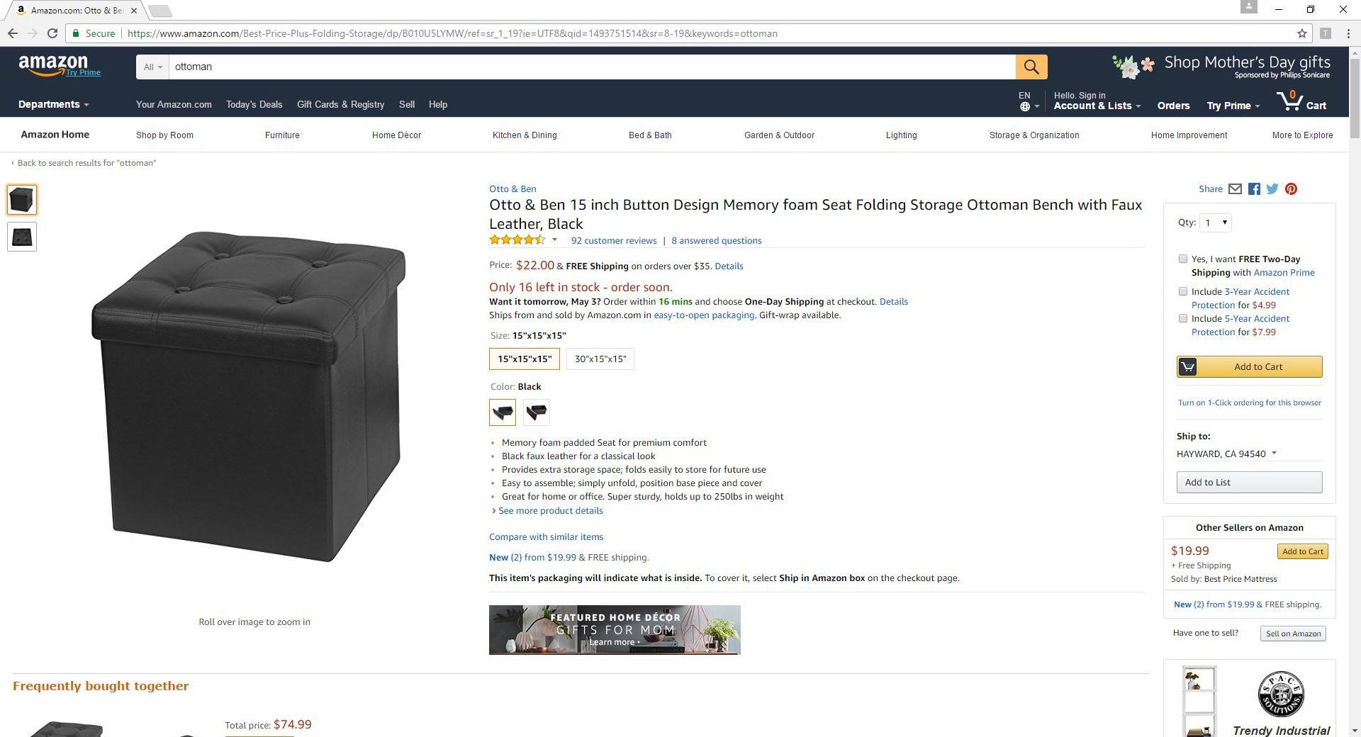 OTTO & BEN Best Price Mattress, Inc. Trademark Registration