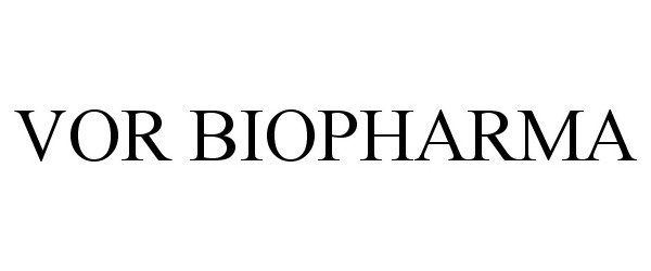 Vor Biopharma Inc. SEC Registration