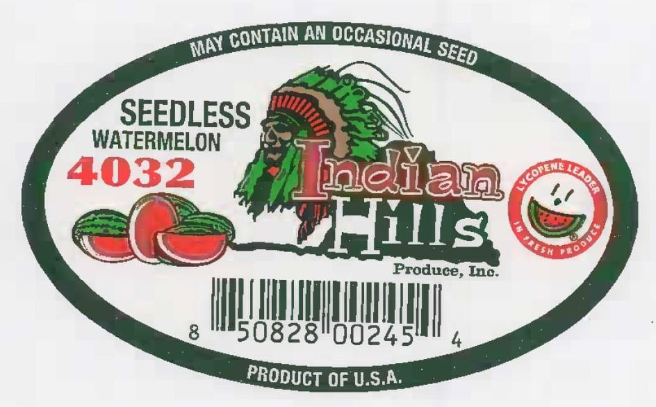 INDIAN HILLS PRODUCE, INC. Trademarks & Logos