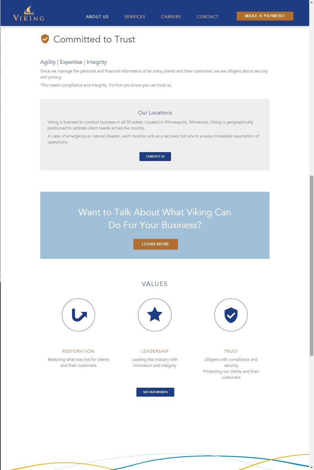 VIKING CLIENT SERVICES VCS Holdings, Inc. Trademark