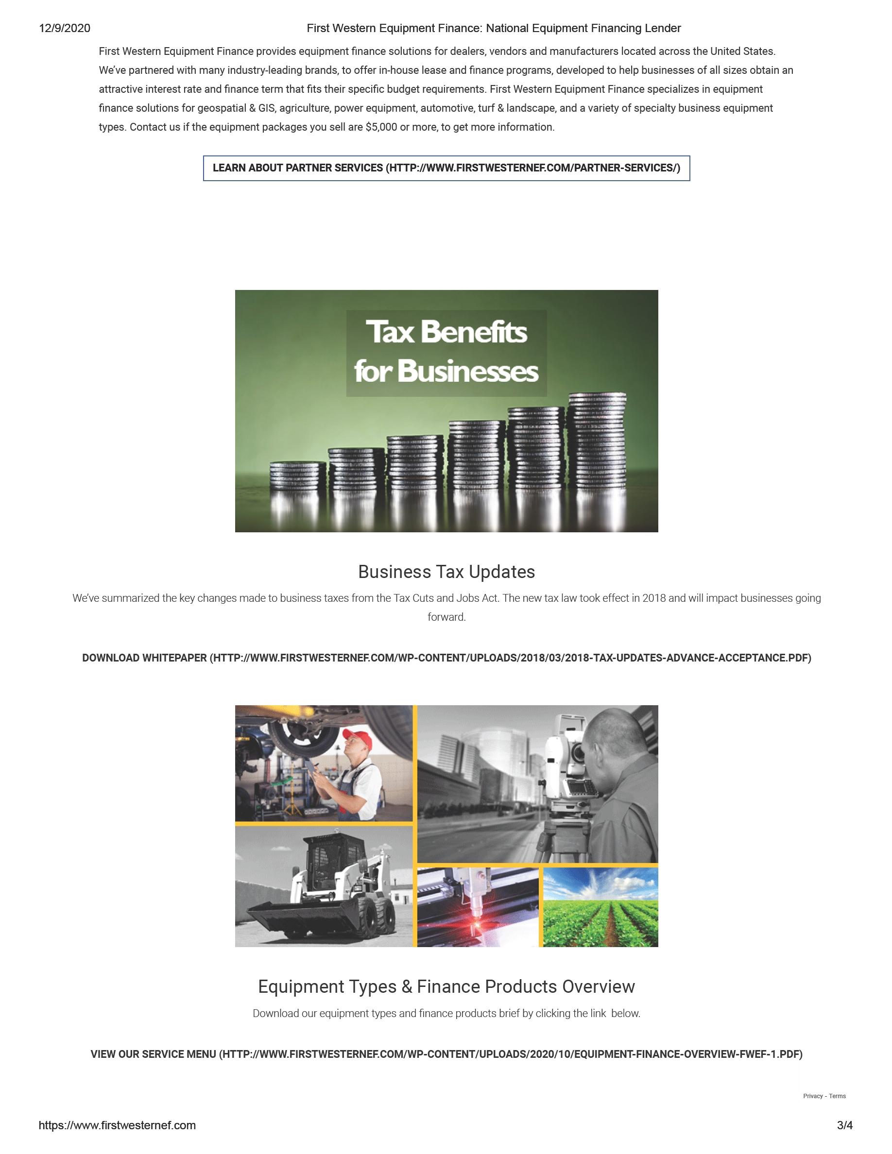 FIRST WESTERN EQUIPMENT FINANCE First Western Bank & Trust Trademark Registration