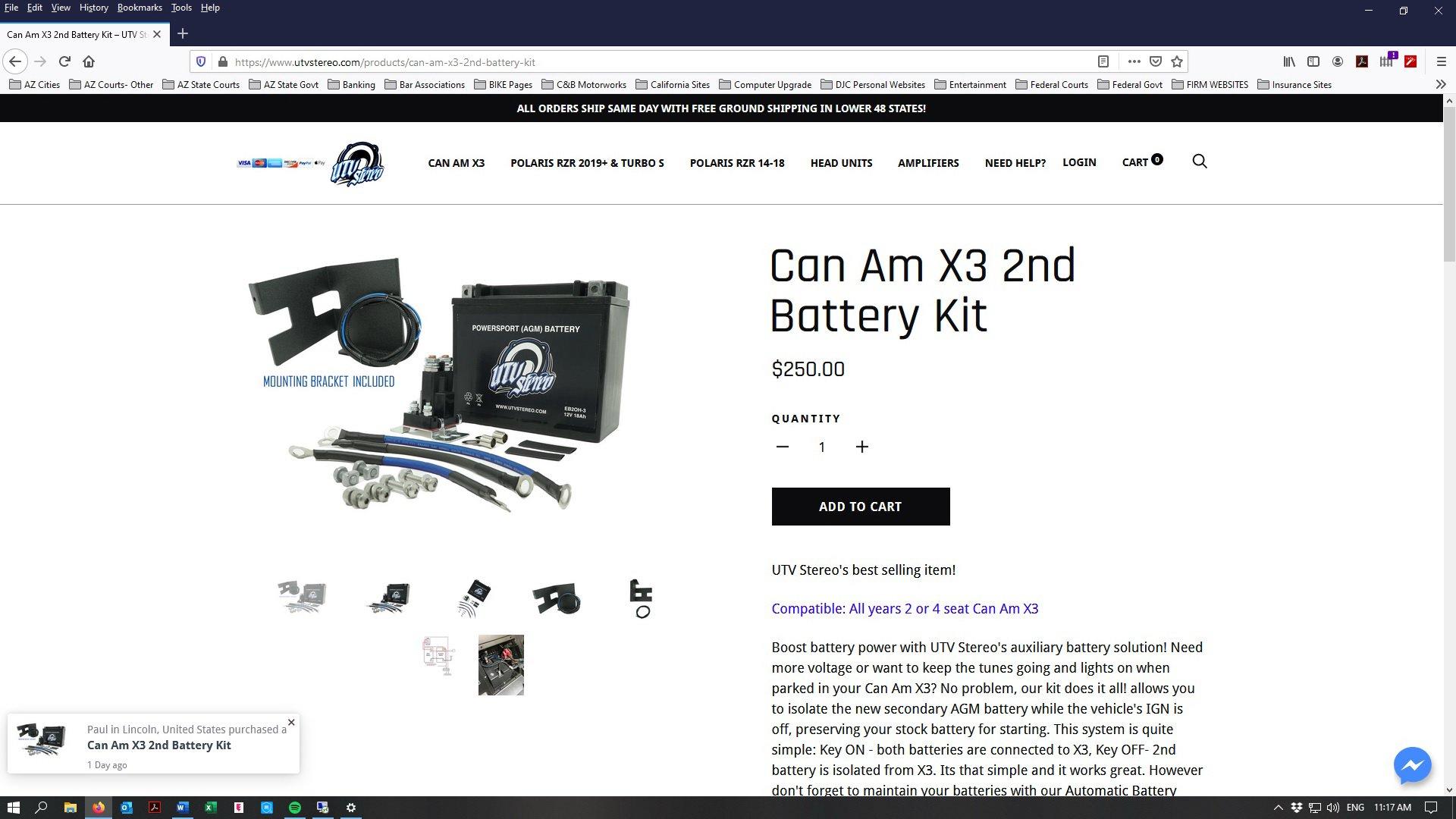 UTV STEREO Quality Industries, LLC Trademark Registration