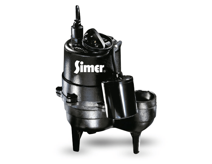 Simer 3963, 1/2 HP Submersible Cast Iron Sewage Pump US Pump Parts