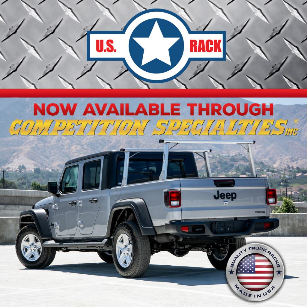 U.S. RACK™ NOW AVAILABLE THROUGH COMPETITION SPECIALTIES, INC.