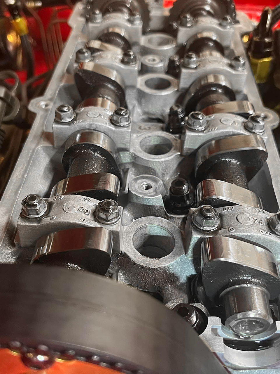 Euro 16V Camshafts w/gears (Street) OEM smooth w/ extra rrRRRIP up top!