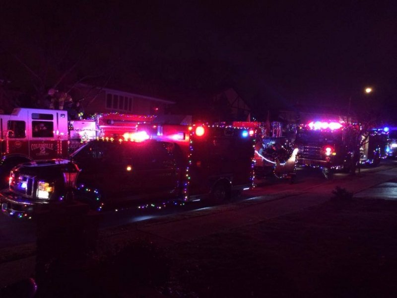 USRFD Participates in Wallington FD Holiday Parade Upper Saddle River