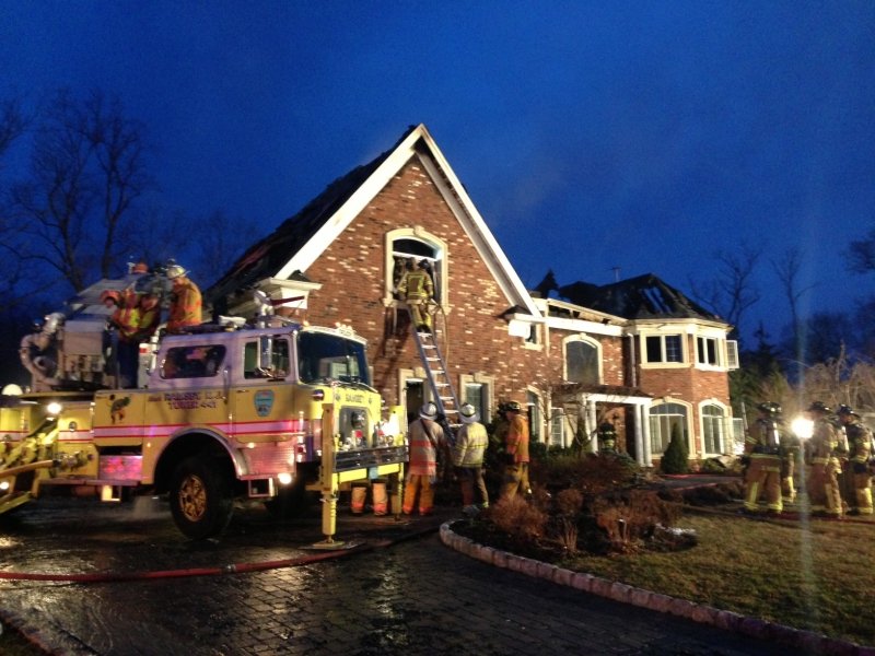 USRFD Responds to House Fire Upper Saddle River Fire Department
