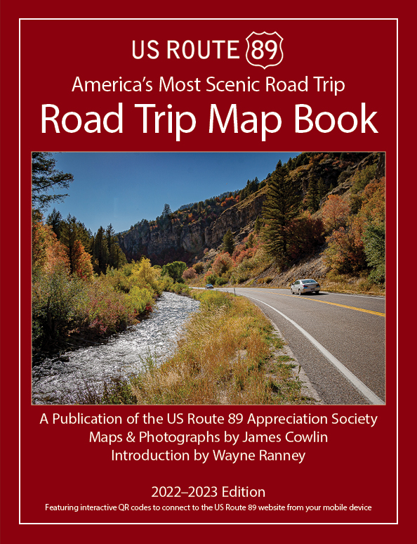 Road Trip Map Book US Route 89