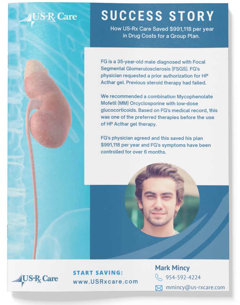 Download Case Study Saved 991,118 Year in Drug Costs Group Plan US