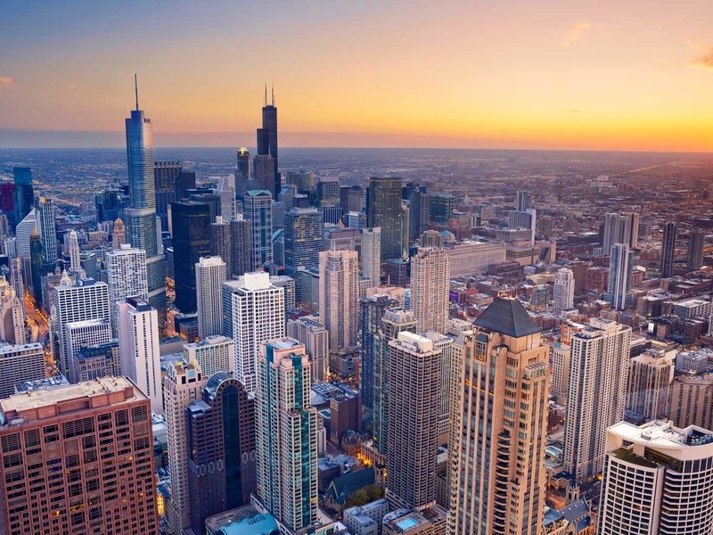 Downtown Chicago has the largest selection of homes for sale in the United States.