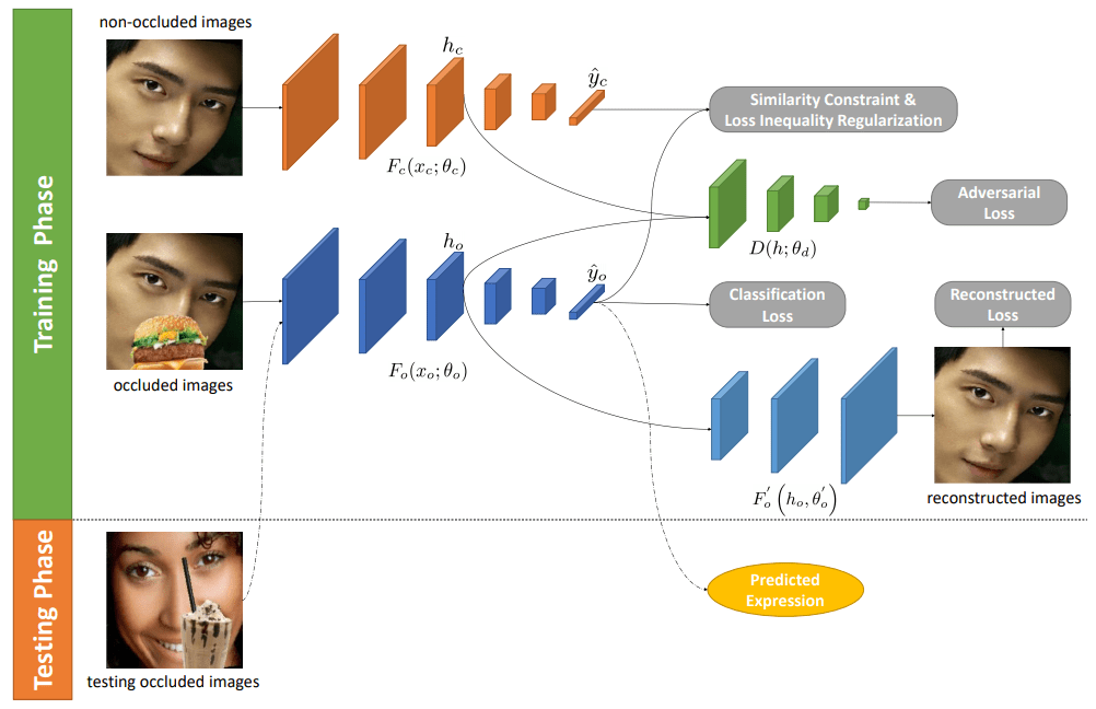 Occluded Facial Expression Recognition Enhanced through Privileged Information USTCAC