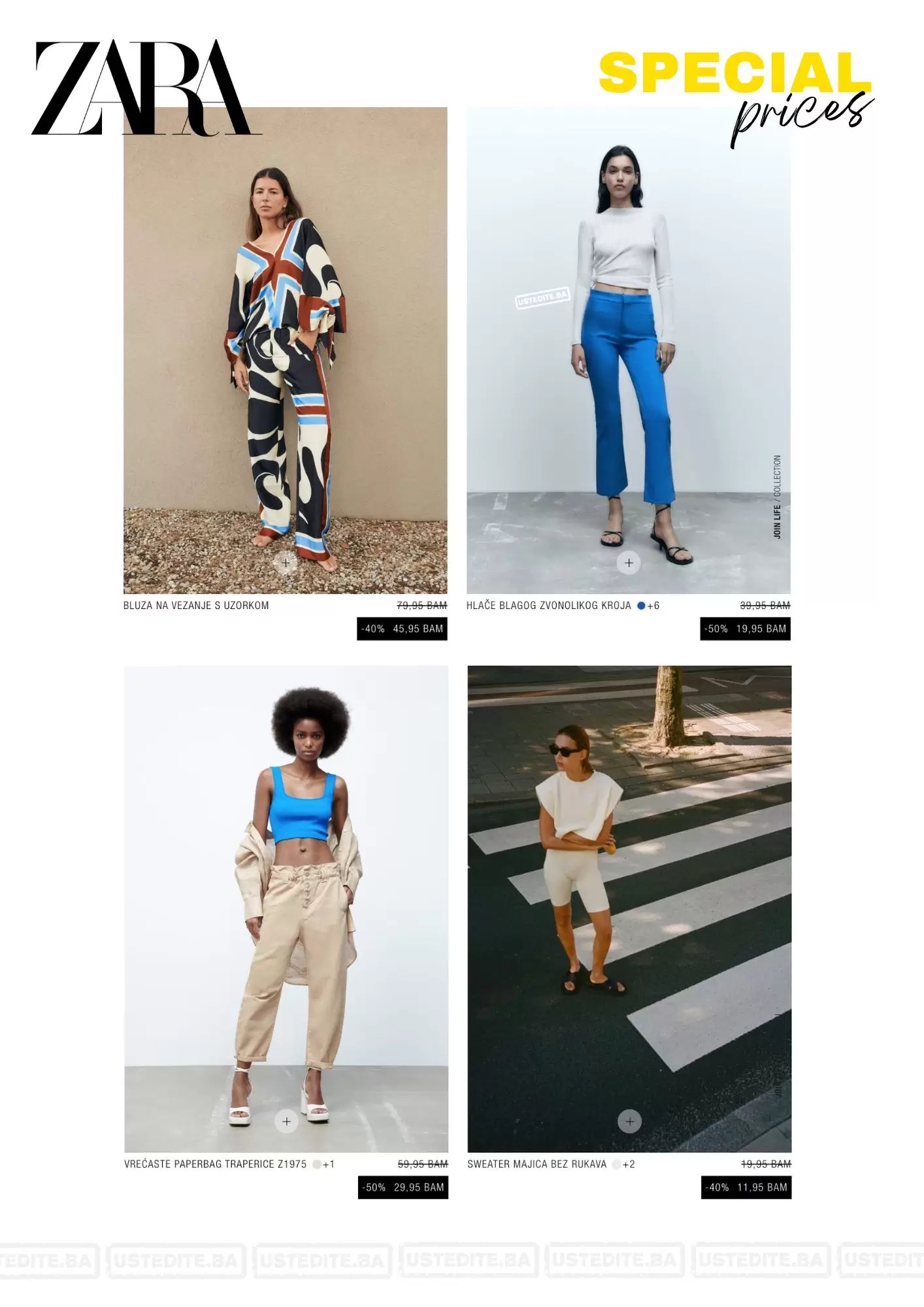 Zara SPECIAL PRICES Zara BiH SNIŽENJE sepembar 2022 ustedite.ba
