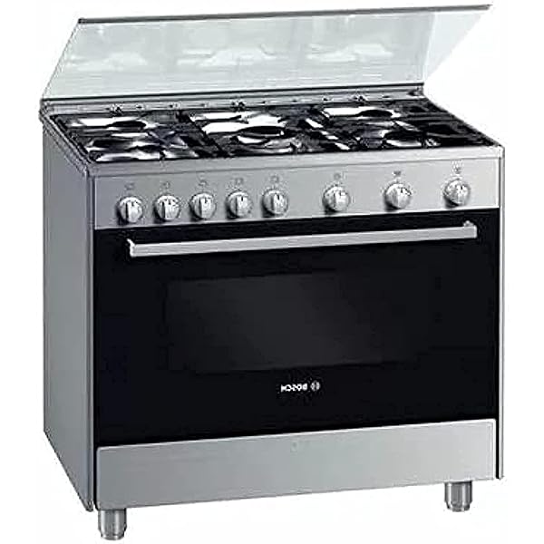 Ustores BOSCH Gas cookerSeries 4 , Stainless steel