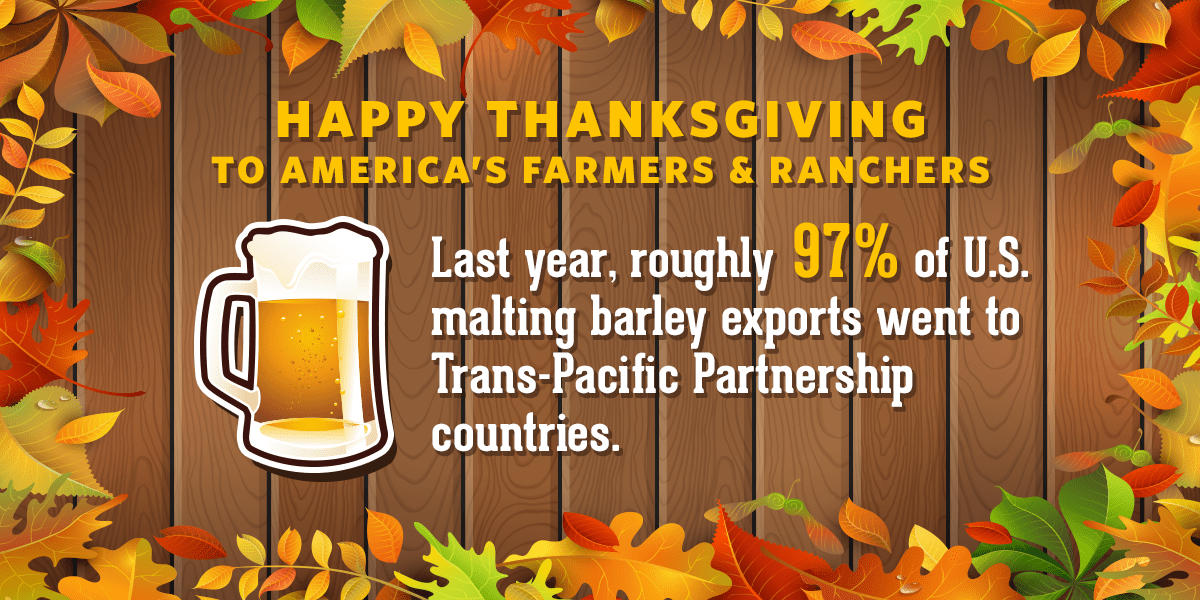 This Year USTR is Thankful for… the TransPacific Partnership United