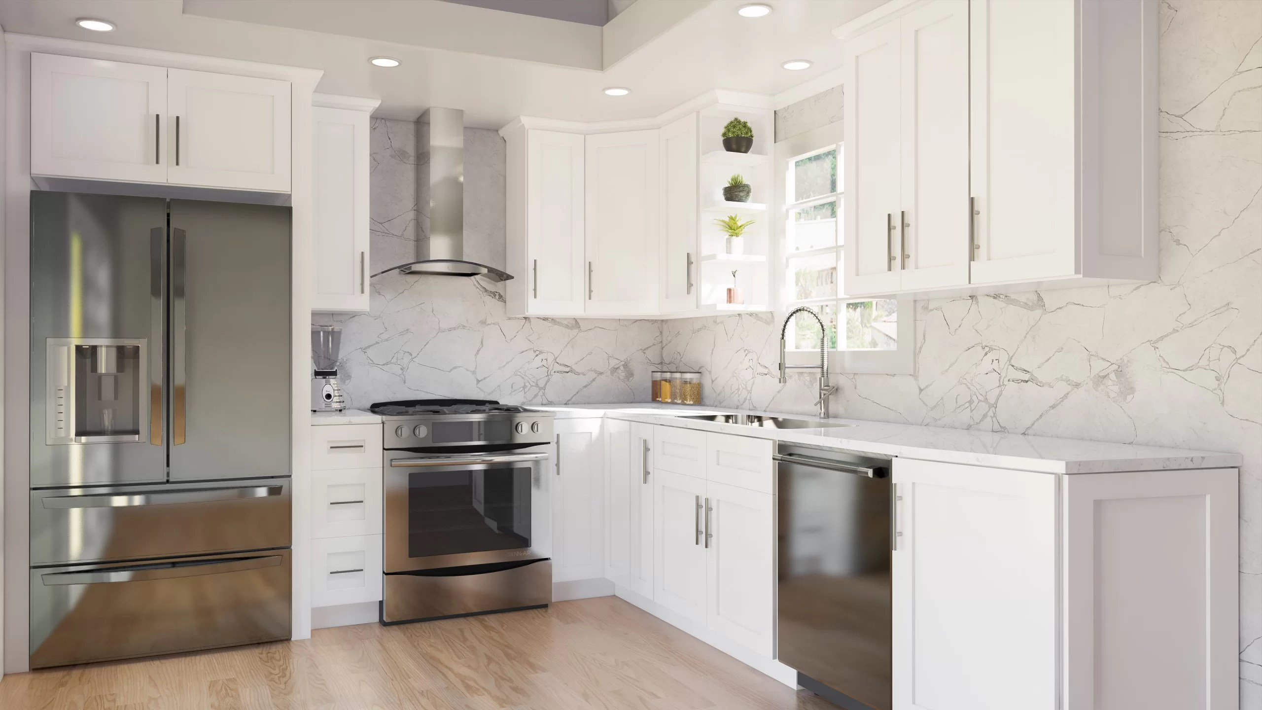 White Kitchen Are the Ideal Option