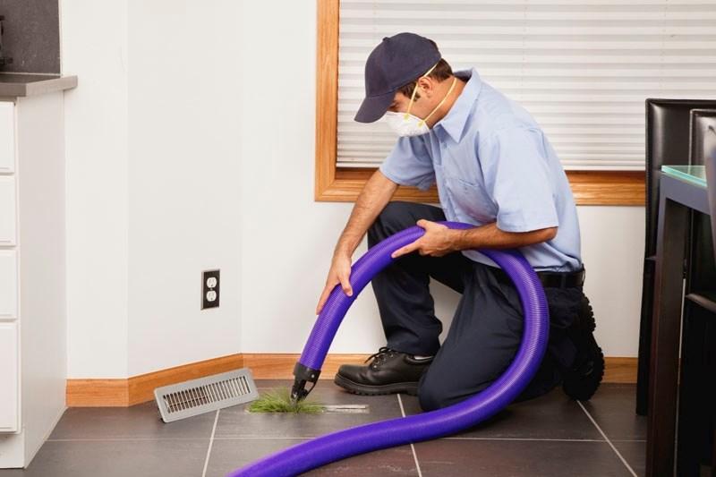 How does air duct cleaning work?