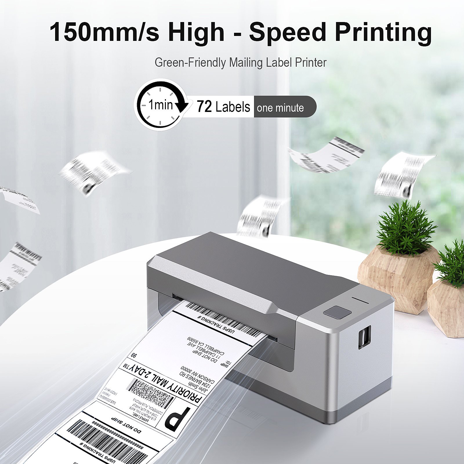 LUFIER USB Thermal Shipping Label Printer for 4×6,Thermal Printers