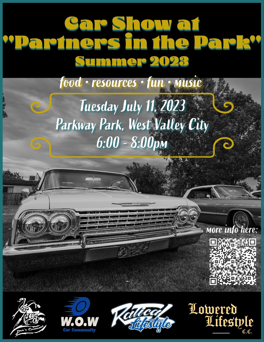 Partners In the Park 2023 Utah Car Show Calendar