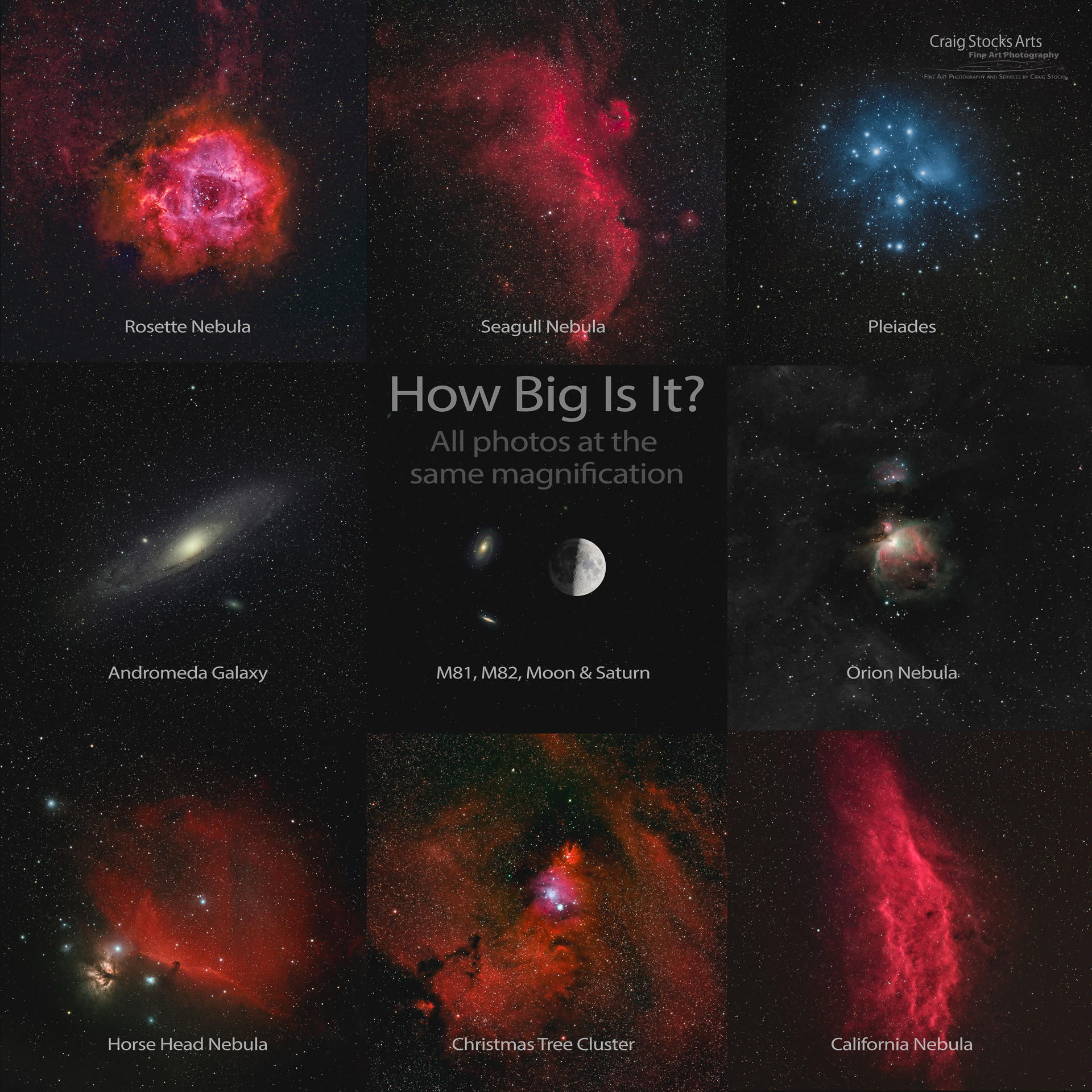 Objects in the Night Sky Appear Larger than you Think Utah Desert