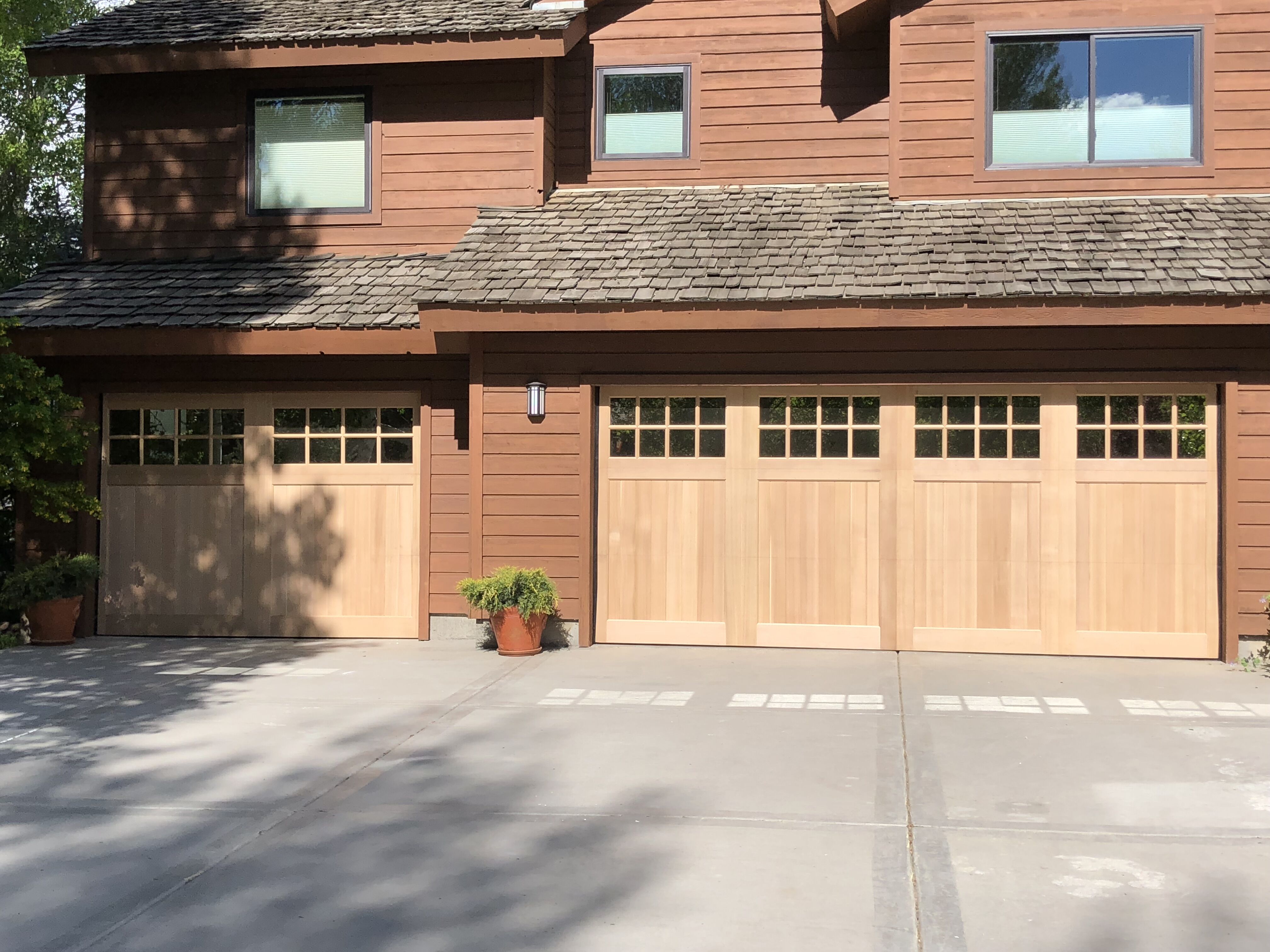 Wood Garage Door Installation Utah A Plus Garage Doors