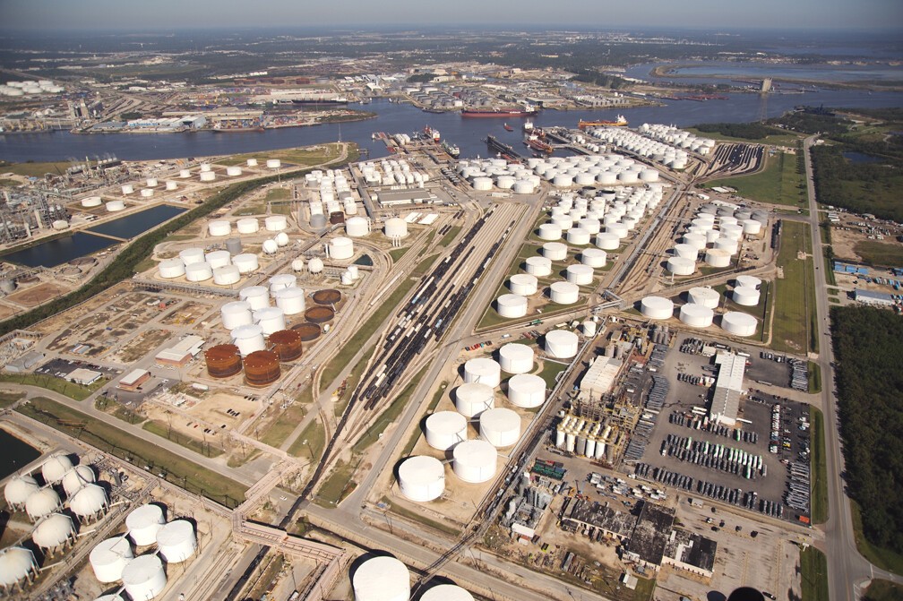 UMOCA CLUI Houston Petrochemical Corridor Landscan