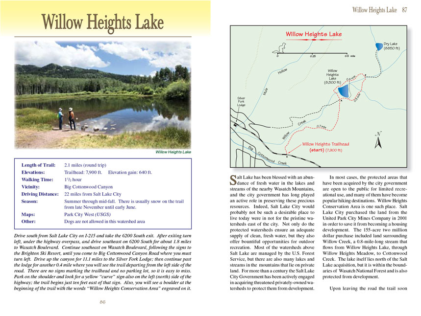 Willow Heights Lake Hiking Trail